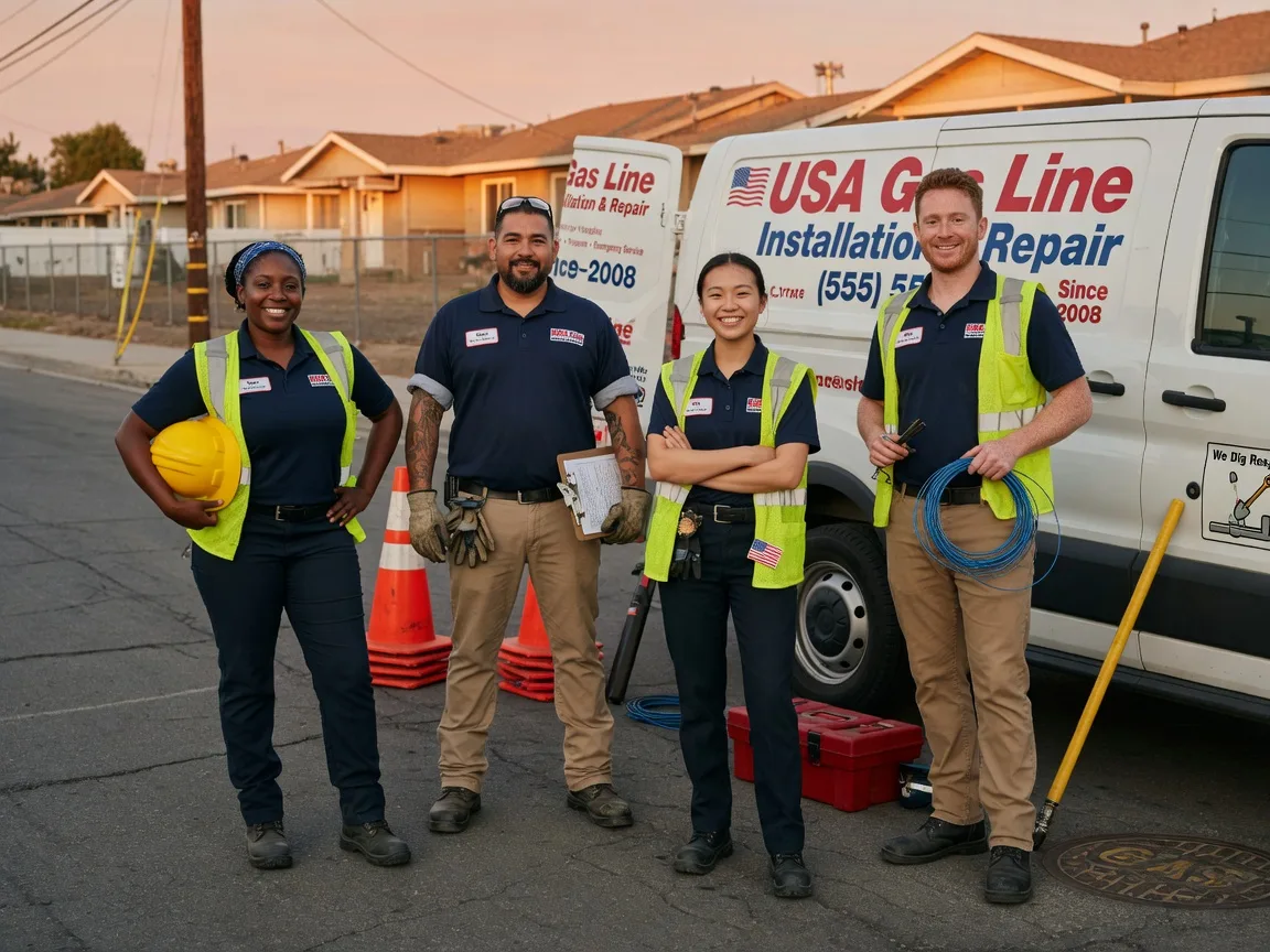 Gas Line Installation company in Barney, ND